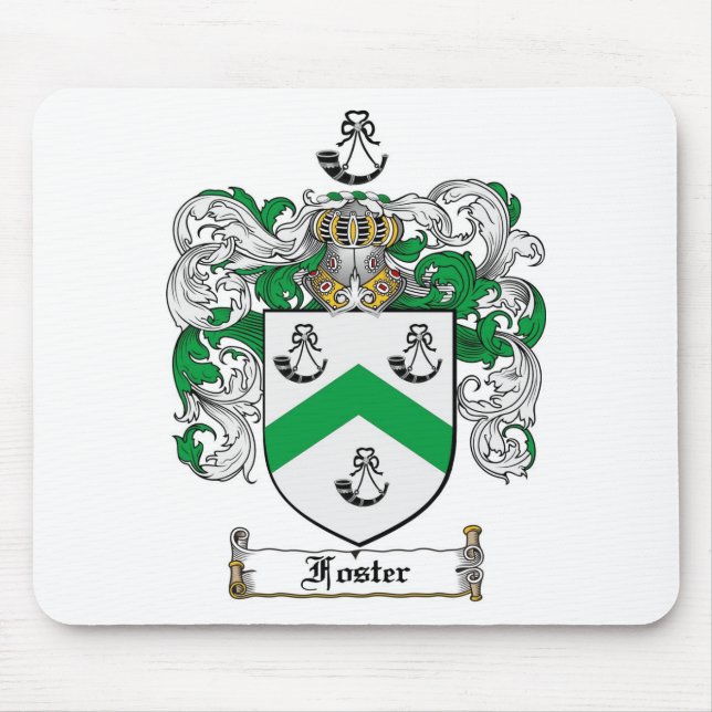 FOSTER FAMILY CREST -  FOSTER COAT OF ARMS MOUSE MAT (Front)