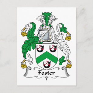 Foster Family Crest Postcard