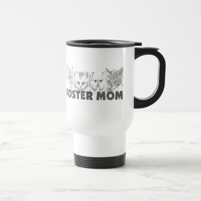 Foster Mum (cats) Travel Mug (Right)