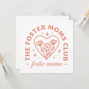 Foster mum club adoption mama mothers day cute card