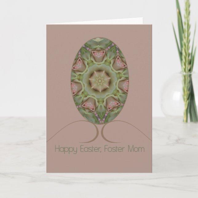 Foster Mum Happy Easter Holiday Card (Front)