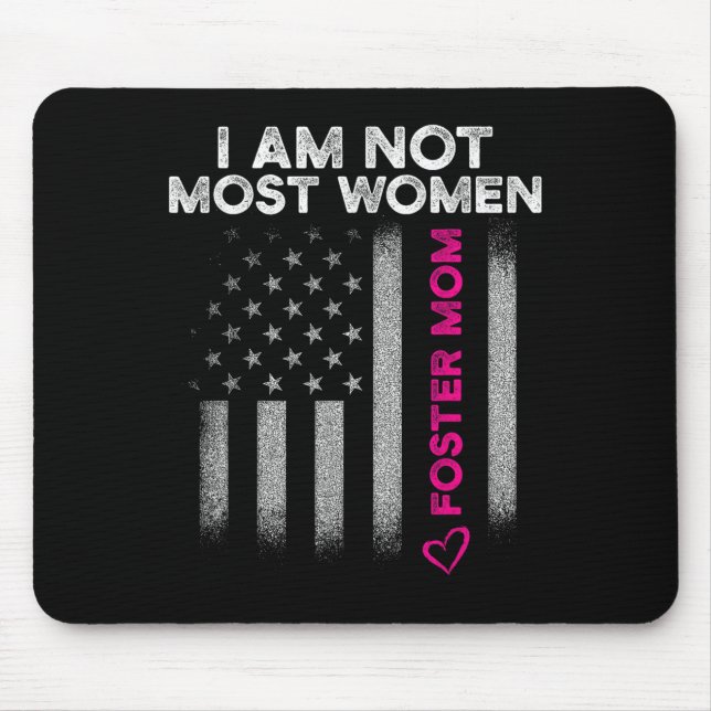 Foster Parent Mom Most Women Foster Care  Mouse Mat (Front)