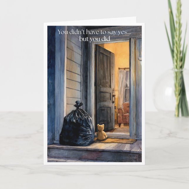 Foster Parent Thank You Card •  (Front)