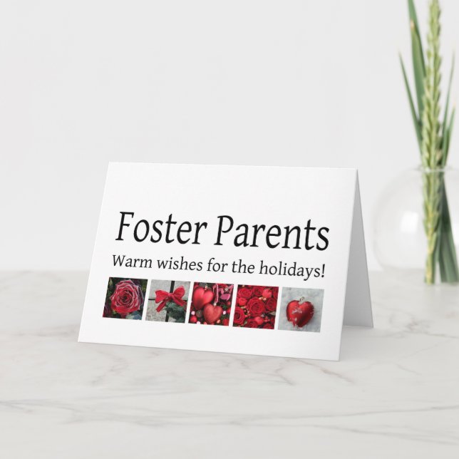 foster parents Merry Christmas card (Front)