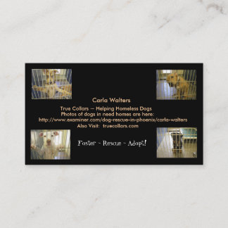 Foster ~ Rescue ~ Adopt Business Cards