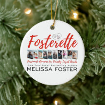 Fosterette ceramic ornament