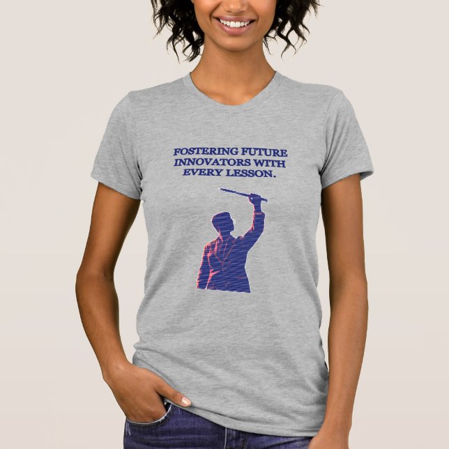 Fostering Future Innovators Science Education T-Shirt (Front)