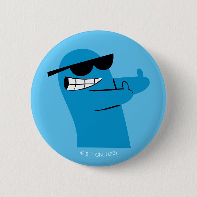 Foster's Home for Imaginary Friends | Cool Bloo 6 Cm Round Badge (Front)