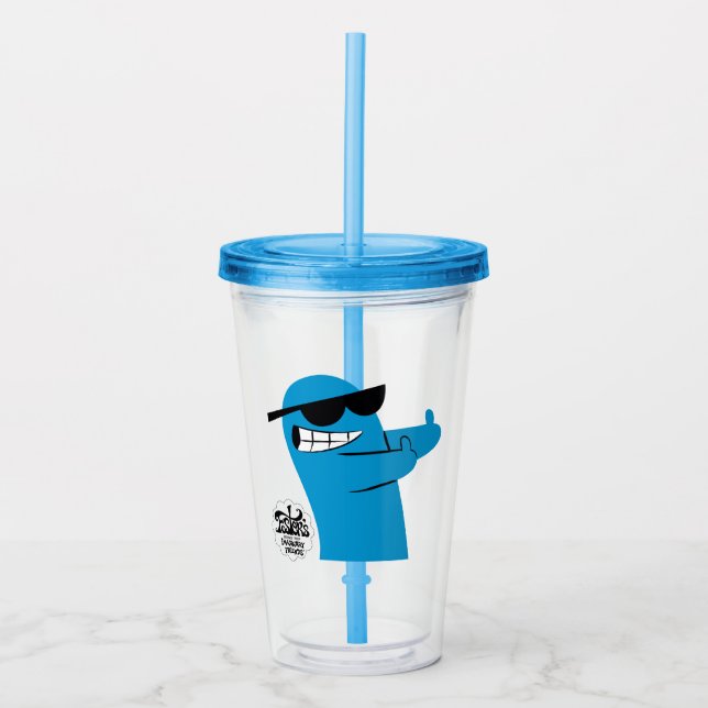 Foster's Home for Imaginary Friends | Cool Bloo Acrylic Tumbler (Front)