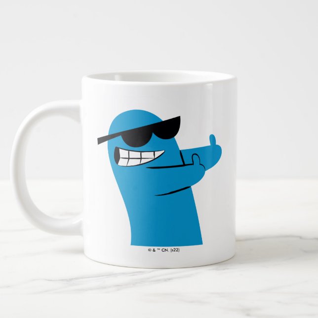 Foster's Home for Imaginary Friends | Cool Bloo Large Coffee Mug (Left)