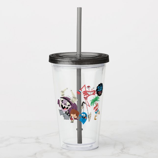 Foster's Home for Imaginary Friends | Dancing Acrylic Tumbler (Front)