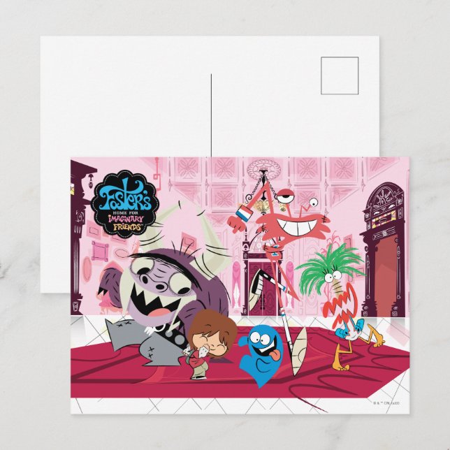 Foster's Home for Imaginary Friends | Dancing Postcard (Front/Back)