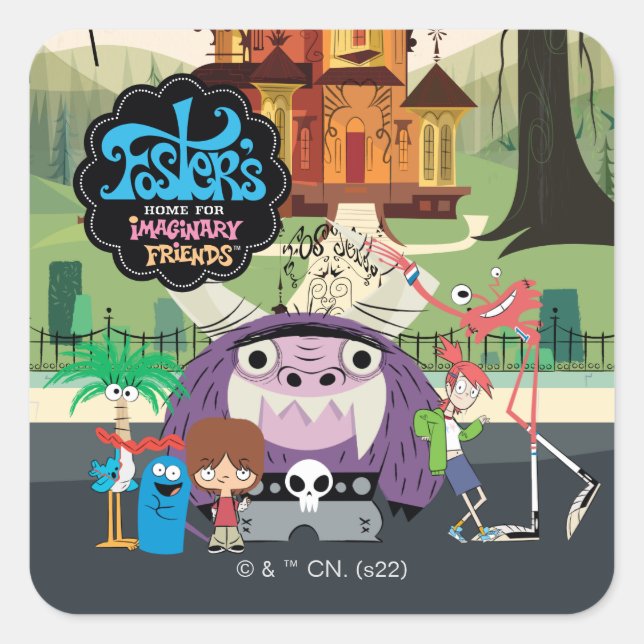 Foster's Home for Imaginary Friends | Hanging Out Square Sticker (Front)