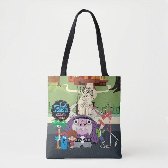 Foster's Home for Imaginary Friends | Hanging Out Tote Bag (Front)