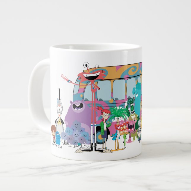 Foster's Home for Imaginary Friends | School Bus Large Coffee Mug (Front Left)