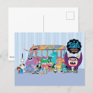 Foster's Home for Imaginary Friends   School Bus Postcard