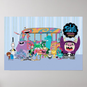 Foster's Home for Imaginary Friends School Bus Poster