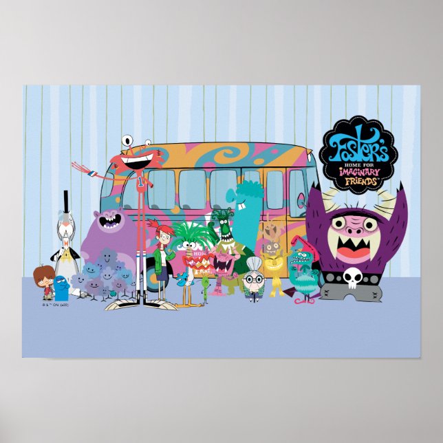 Foster's Home for Imaginary Friends | School Bus Poster (Front)