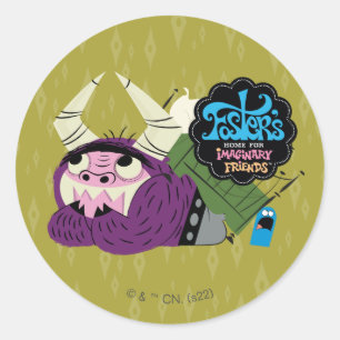 Foster's Home for Imaginary Friends   Under Bed Classic Round Sticker