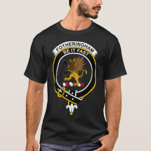 Fotheringham Crest Tartan Clan Scottish Clan T-Shirt