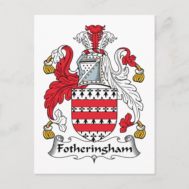 Fotheringham Family Crest Postcard (Front)