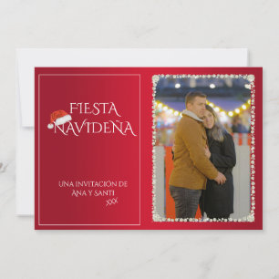 Foto Fiesta Navideña Christmas Party Invitation