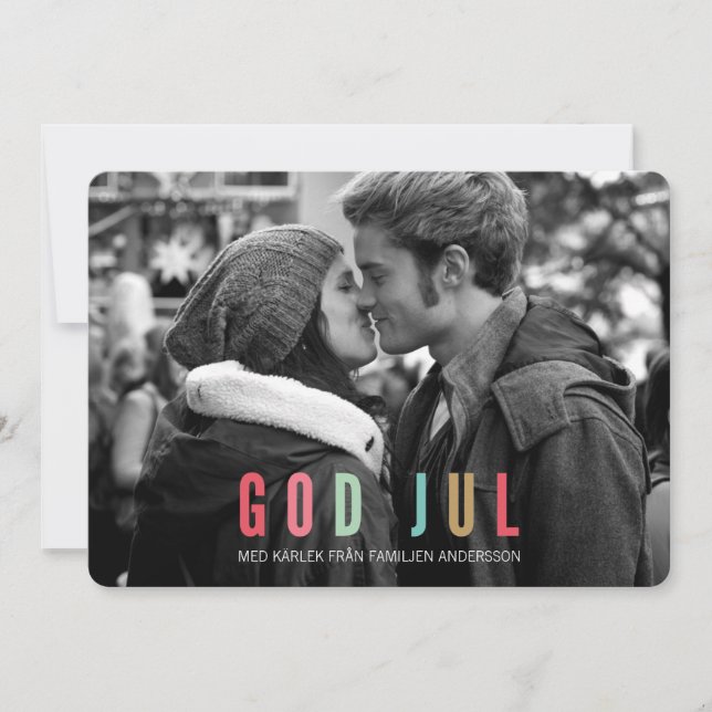 Foto Julkort | God jul (Front)