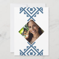 Foto Personalizada Invitación de 40 Años Aztec