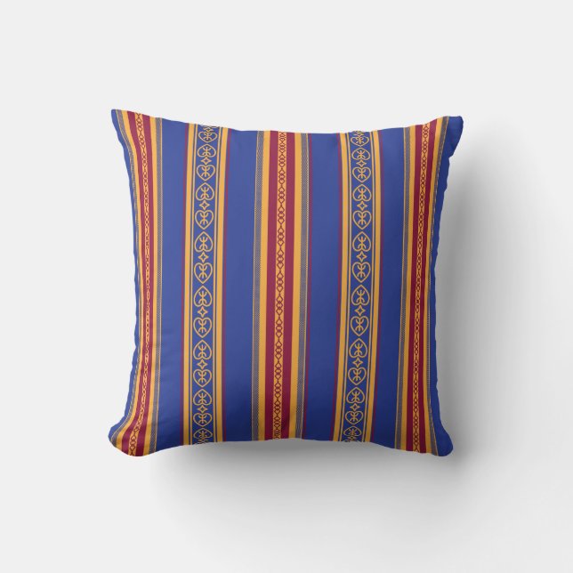 Fouda - tissus kabyle - robe kabyle Algérie  Cushion (Front)