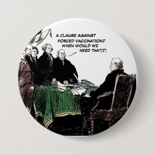 Fouding Fathers debate personal liberty Button