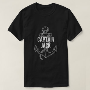 Fouled Anchor Custom Captain Men's Black T 2 T-Shirt