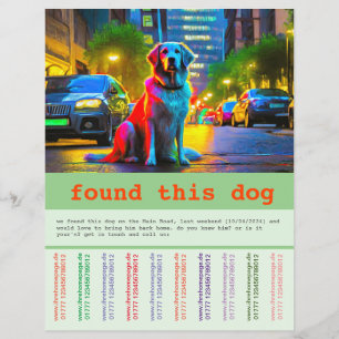 Found Dog  Flyer