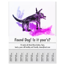 Found Dog Graphic Design Poster 