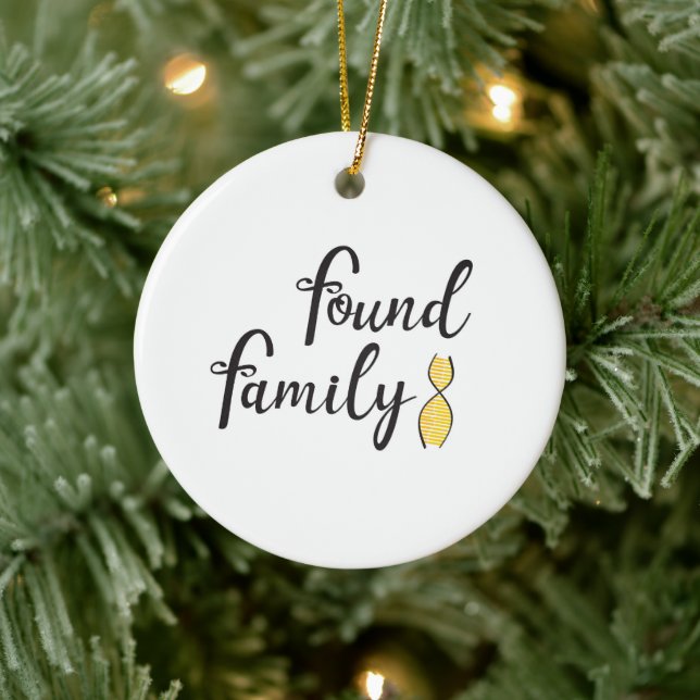 Found Family DNA Ceramic Tree Decoration (Tree)