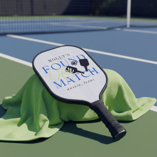 Found Her Match Pickleball Sporty Bachelorette Paddle