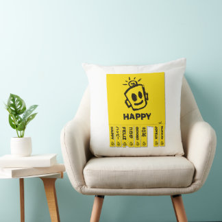Found in Translation Throw Pillow