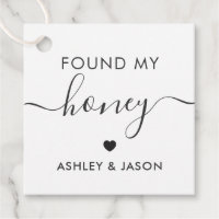Found My Honey Gift Tag, Wedding Tag,