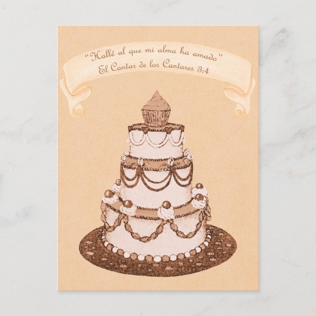 Found One Soul Loves~Scripture~Save Date~Spanish Announcement Postcard (Front)