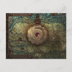 found treasure post card