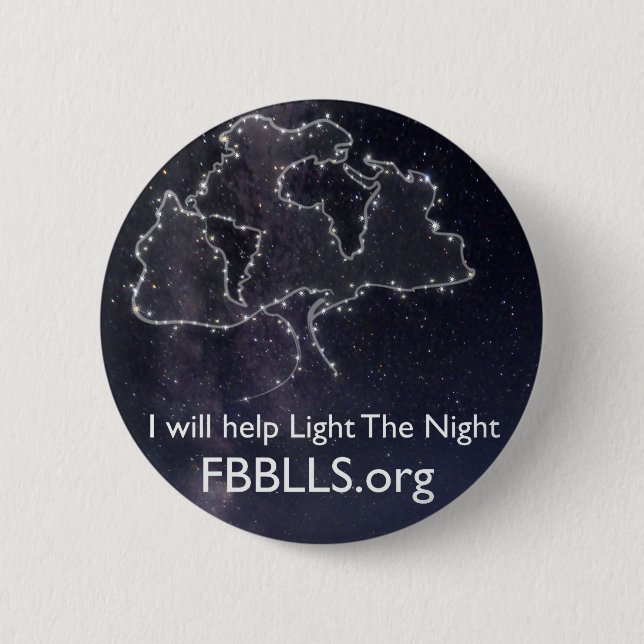 Foundation Beyond Belief Light The Night sky 6 Cm Round Badge (Front)