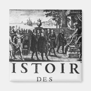 Foundation by Louis XIV, king of France Magnet