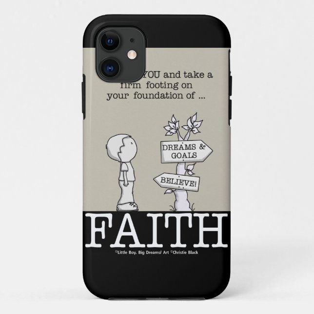 Foundation of Faith Case-Mate iPhone Case (Back)