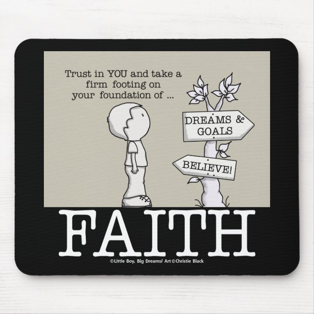 Foundation of Faith Mouse Mat (Front)