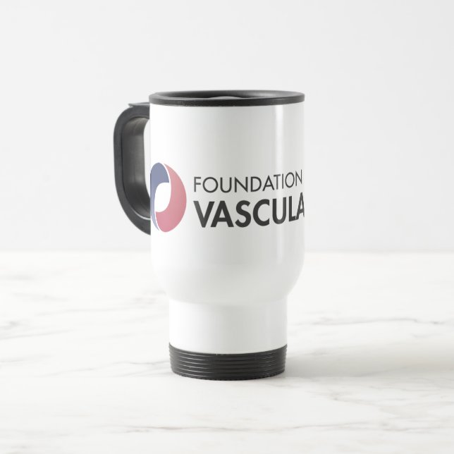 Foundation to Advance Vascular Cures Travel Tumble Mug (Front Left)