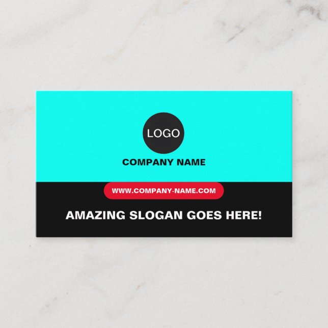 Founder Ceo Owner - Corporate Logo QR Code Business Card (Front)