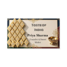 Founder & Sweet Maker Diwali Sweets Green Ivory