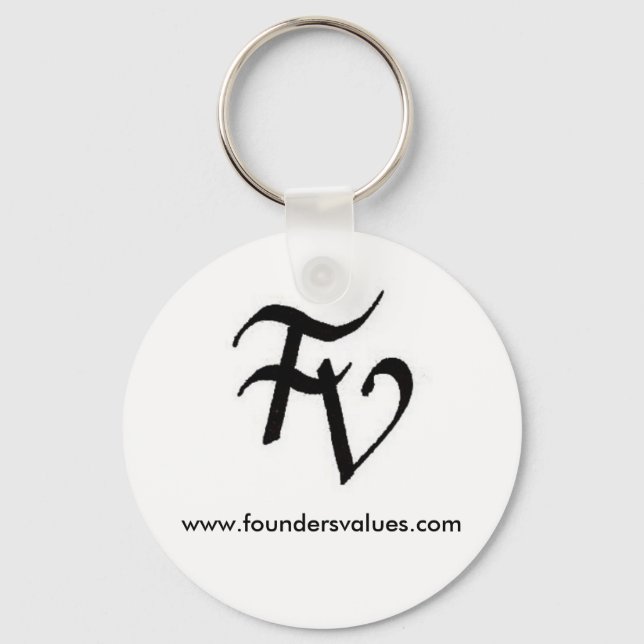 Founders Logo Keychain (Front)