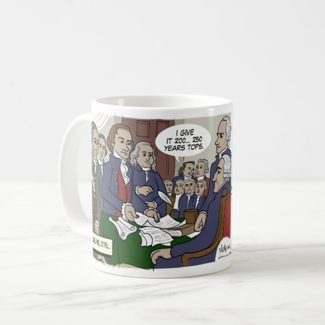 Founding Fathers Coffee Mug (Front Left)