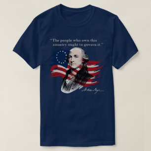 Founding Fathers - John Jay (dark colors) T-Shirt