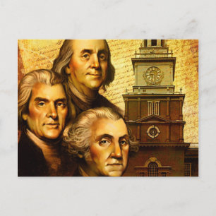 Founding Fathers Postcard